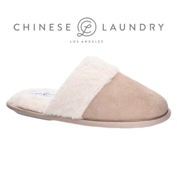 Chinese Laundry Shoes - NWT Chinese Laundry Koda Casual Faux Fur Slippers, XS/S 6/7